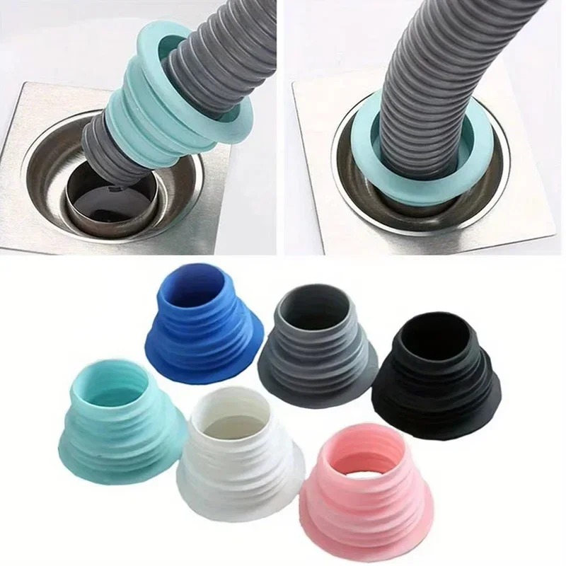 Drain Pipe Clip - Deodorant Drain Seal Ring Waterproof Sealing