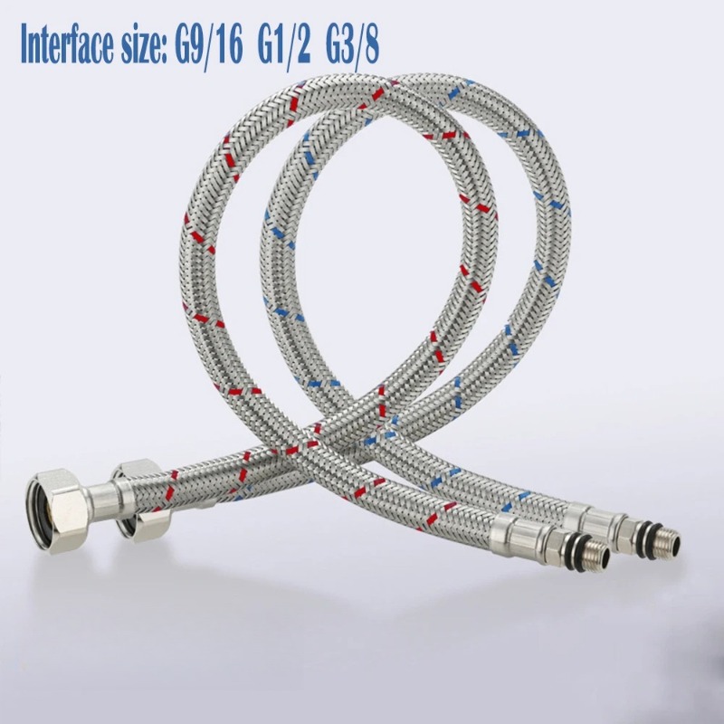 2PCS 60cm Flexible Plumbing Pi - Flexible Hose Braided 评论和价格