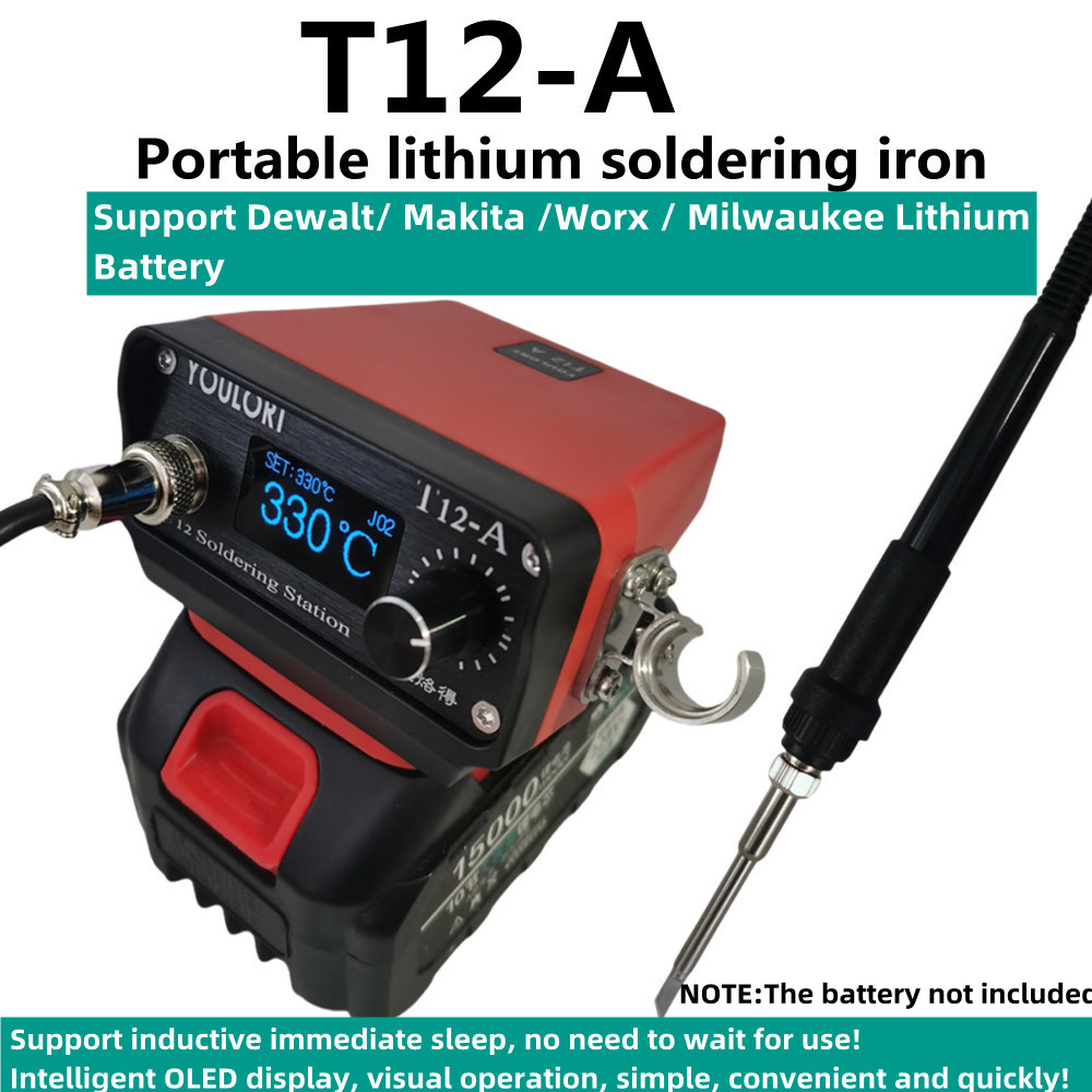 T12-A STM32 V3 Cordless Solder - Milwaukee Drill M12 Fuel 评论和价格