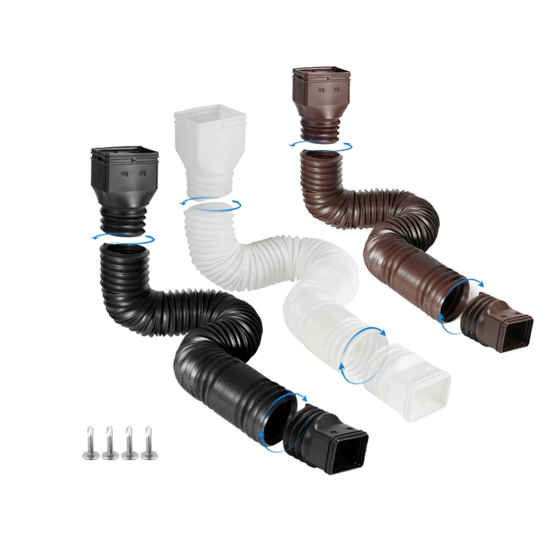 Flexible Retractable Downspout - Flexible Hose Braided 评论和价格