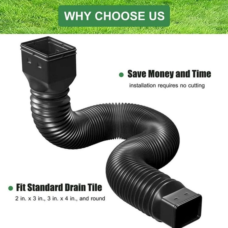 Flexible Retractable Downspout - Flexible Hose Braided 评论和价格