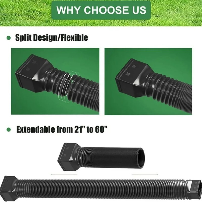 Flexible Retractable Downspout - Flexible Hose Braided 评论和价格