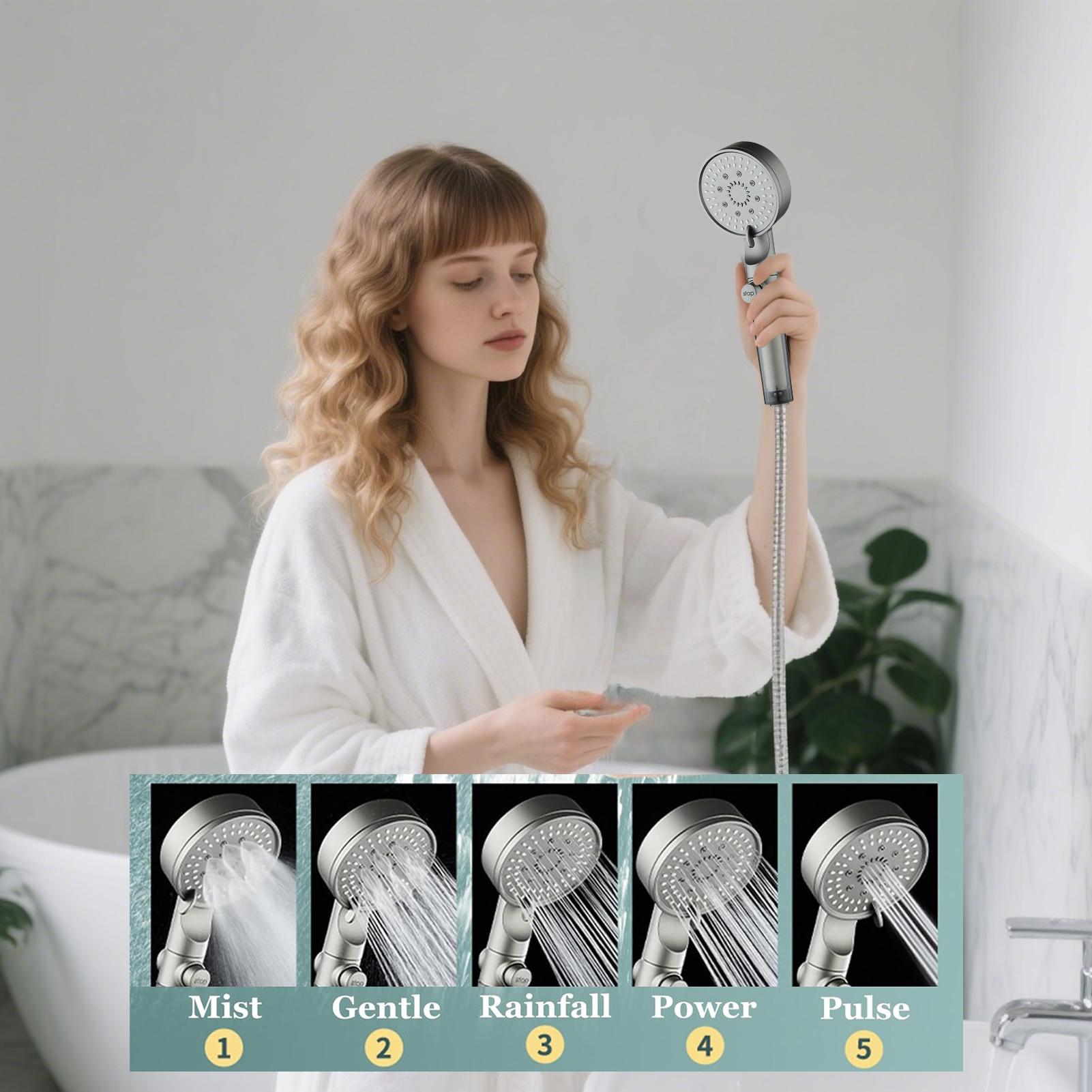 New Shower Head 5 Modes Filter - Silicone Tap Washer 评论和价格