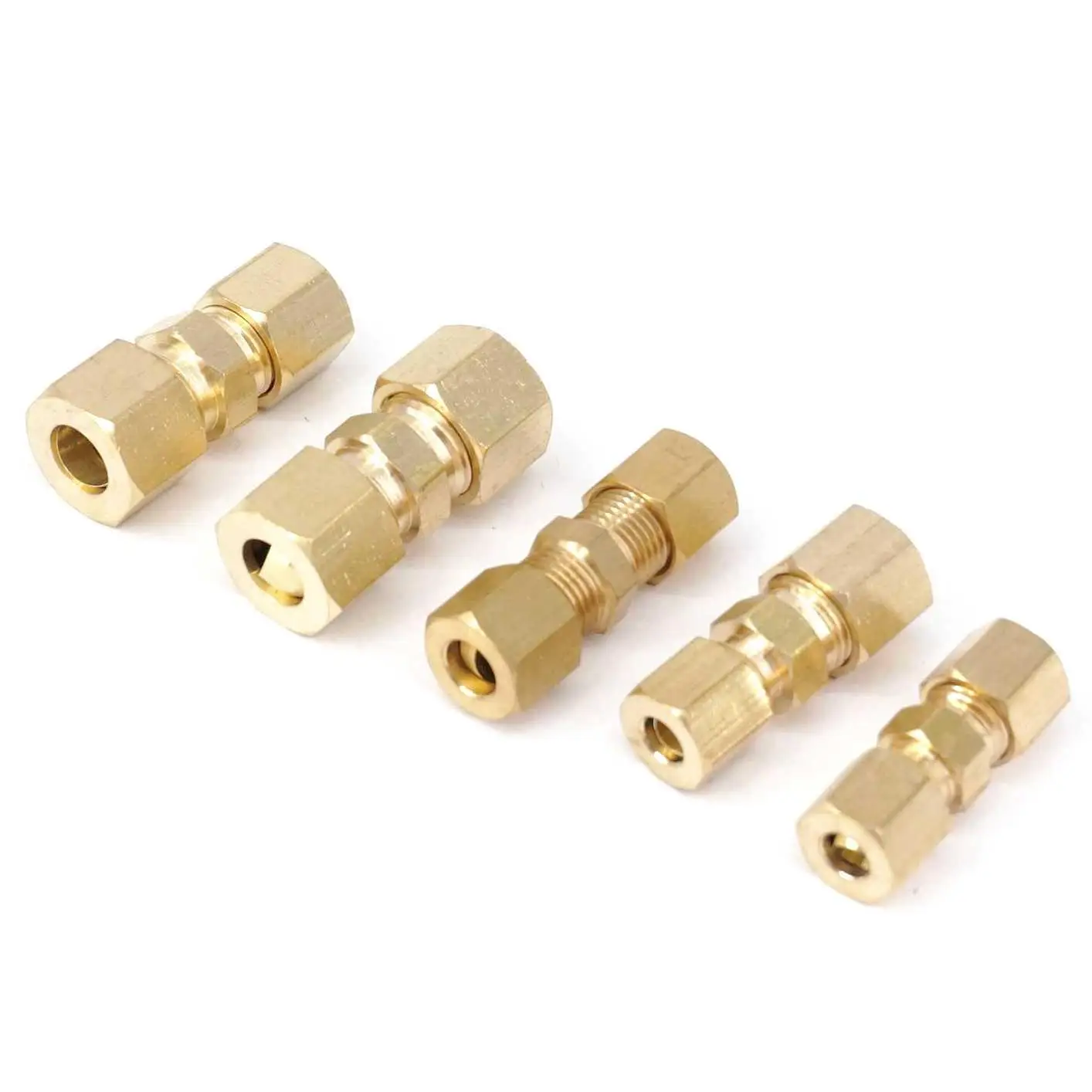 Compression Fitting Fit Tube O - Compression Fitting Brass 评论和价格