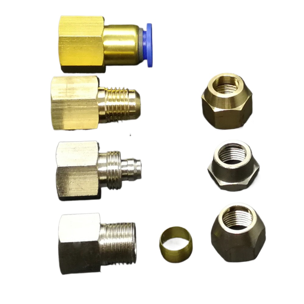 M10/12/14/16/18/20 Metric Fema - Compression Fitting Brass 评论和价格